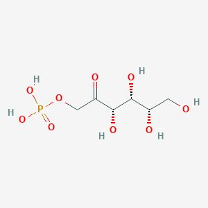 molecular formula C6H13O9P B1199997 L-sorbose 1-phosphate 