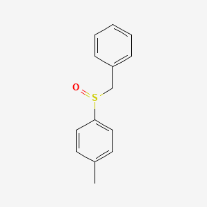 molecular formula C14H14OS B11999978 1-(Benzylsulfinyl)-4-methylbenzene CAS No. 10381-70-1