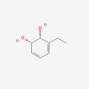 molecular formula C8H12O2 B1199998 cis-1,2-Dihydro-3-ethylcatechol CAS No. 66008-19-3