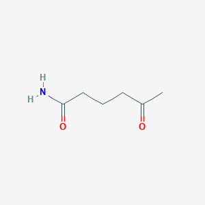molecular formula C6H11NO2 B12000025 5-Oxohexanamide CAS No. 66156-71-6