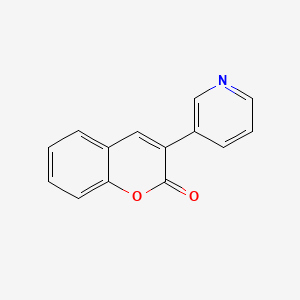 molecular formula C14H9NO2 B12000029 3-(3-Pyridyl)coumarin CAS No. 837-96-7