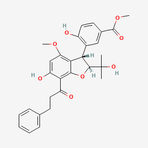 molecular formula C29H30O8 B1200003 Piperaduncin B CAS No. 155023-55-5