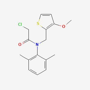 molecular formula C16H18ClNO2S B1200005 Thenylchlor CAS No. 96491-05-3