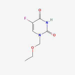 molecular formula C7H9FN2O3 B1200014 1-Ethoxymethyl-5-fluorouracil CAS No. 57610-22-7