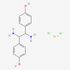 molecular formula C14H16Cl2N2O2Pt B1200016 Dchpep II CAS No. 91265-66-6