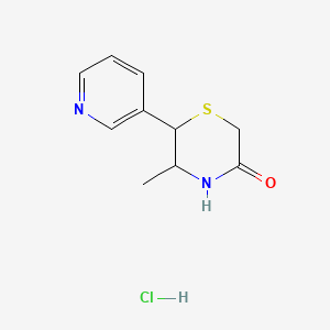5-Methyl-6-(4-pyridinyl)-2H-1,4-thiazine-3(4H)one hcl