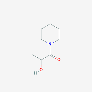 molecular formula C8H15NO2 B12000367 2-Hydroxy-1-(piperidin-1-yl)propan-1-one CAS No. 19737-10-1