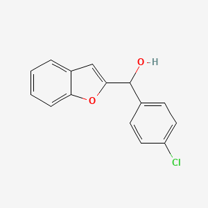 molecular formula C15H11ClO2 B1200037 Cloridarol CAS No. 3611-72-1