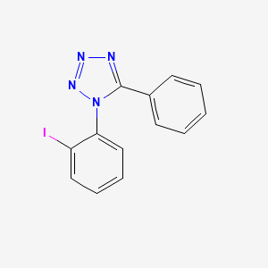 molecular formula C13H9IN4 B12000429 1-(2-iodophenyl)-5-phenyl-1H-tetrazole 