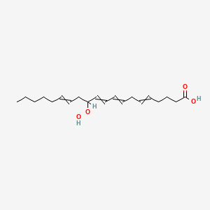 molecular formula C20H32O4 B1200045 Arachidonic acid omega-9 hydroperoxide CAS No. 67675-13-2