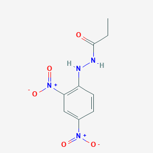 molecular formula C9H10N4O5 B12000510 N'-(2,4-dinitrophenyl)propanohydrazide CAS No. 6561-63-3