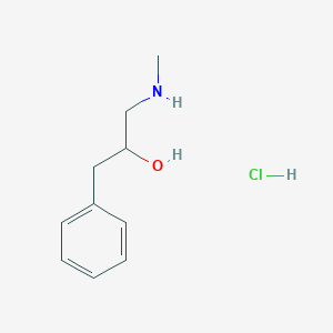 molecular formula C10H16ClNO B12000513 1-(Methylamino)-3-phenylpropan-2-ol hydrochloride 