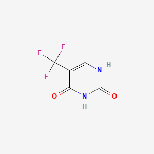 molecular formula C5H3F3N2O2 B1200052 Trifluoromethyluracil CAS No. 54-20-6