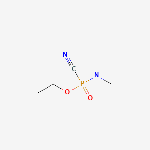 molecular formula C5H11N2O2P B1200054 Tabun CAS No. 77-81-6