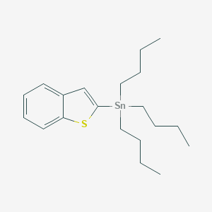 molecular formula C20H32SSn B120006 2-Tributylstannylbenzo[b]thiophene CAS No. 148961-88-0