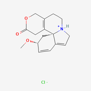 molecular formula C16H20ClNO3 B1200063 beta-Erythroidine hydrochloride CAS No. 596-11-2