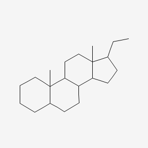 17-ethyl-10,13-dimethyl-2,3,4,5,6,7,8,9,11,12,14,15,16,17-tetradecahydro-1H-cyclopenta[a]phenanthrene