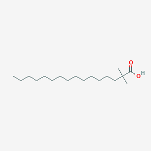 molecular formula C18H36O2 B12000677 2,2-Dimethylhexadecanoic acid CAS No. 22890-23-9