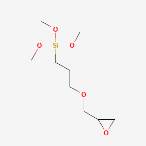 molecular formula C9H20O5Si B1200068 Glycidoxypropyltrimethoxysilane CAS No. 2530-83-8