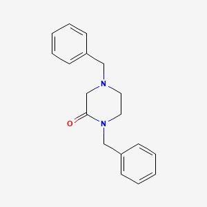 molecular formula C18H20N2O B12000686 1,4-Dibenzylpiperazin-2-one CAS No. 32705-80-9