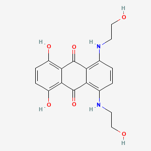 molecular formula C18H18N2O6 B1200070 Disperse Blue 7 CAS No. 3179-90-6