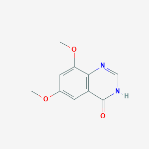molecular formula C10H10N2O3 B12000707 6,8-Dimethoxy-3,4-dihydroquinazolin-4-one CAS No. 79263-01-7