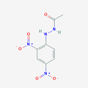 molecular formula C8H8N4O5 B12000721 N'-(2,4-dinitrophenyl)acetohydrazide CAS No. 2719-07-5