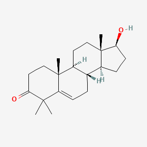 B1200075 17beta-Hydroxy-4,4-dimethylandrost-5-en-3-one CAS No. 5062-44-2