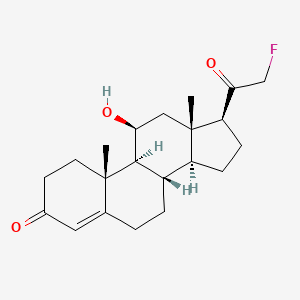 21-Fluoro-11-hydroxy-pregn-4-ene-3,20-dione, (11beta)-