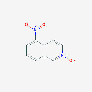 molecular formula C9H6N2O3 B12000784 5-Nitroisoquinoline 2-oxide CAS No. 57554-78-6