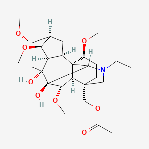 molecular formula C27H43NO8 B1200084 Tricornine CAS No. 26871-60-3