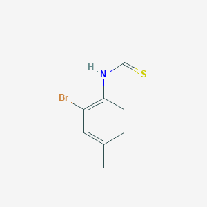 molecular formula C9H10BrNS B12000854 N-(2-bromo-4-methylphenyl)ethanethioamide CAS No. 62248-11-7