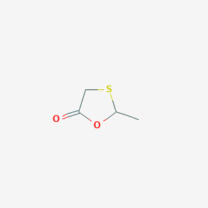 molecular formula C4H6O2S B12000899 2-Methyl-1,3-oxathiolan-5-one 