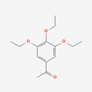 molecular formula C14H20O4 B12000918 1-(3,4,5-Triethoxyphenyl)ethanone 
