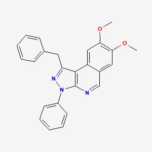 1-Benzyl-7,8-dimethoxy-3-phenyl-3H-pyrazolo[3,4-c]isoquinoline