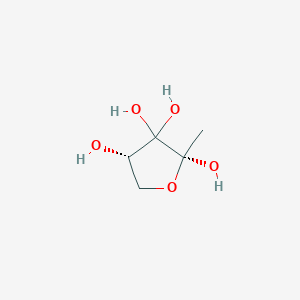 (2R,4S)-2-Methyl-2,3,3,4-tetrahydroxytetrahydrofuran