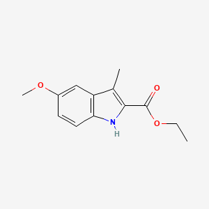 molecular formula C13H15NO3 B1200103 Ethyl 5-methoxy-3-methyl-1H-indole-2-carboxylate CAS No. 16381-42-3