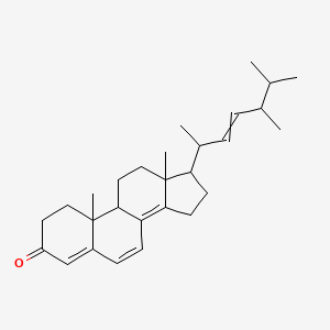 molecular formula C28H40O B1200106 Ergosta-4,6,8(14),22-tetraen-3-one 