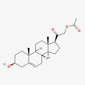 molecular formula C23H34O4 B1200114 21-Acetoxypregnenolone CAS No. 566-78-9