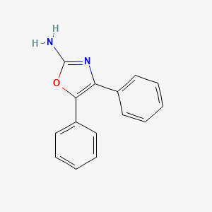 molecular formula C15H12N2O B1200117 4,5-Diphenyl-oxazol-2-ylamine CAS No. 33119-63-0