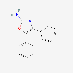 molecular formula C15H12N2O B1200117 2-Amino-4,5-diphenyloxazole CAS No. 33119-63-0