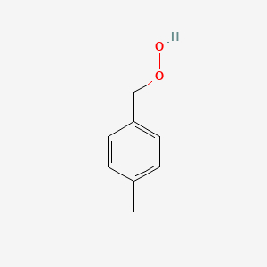 molecular formula C8H10O2 B1200120 4-Methylbenzyl hydroperoxide CAS No. 7523-31-1