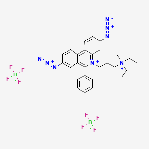 molecular formula C27H30B2F8N8 B1200128 Diazido-propidium CAS No. 76391-85-0