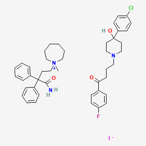 molecular formula C44H54ClFIN3O3 B1200130 Vesadol CAS No. 78837-97-5