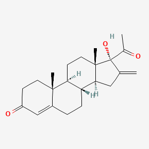 molecular formula C22H30O3 B1200131 16-Methylene-17alpha-hydroxyprogesterone CAS No. 3965-17-1