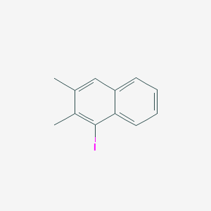 molecular formula C12H11I B12001363 1-Iodo-2,3-dimethylnaphthalene 