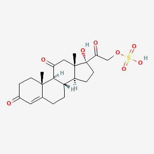 molecular formula C21H28O8S B1200137 Cortisone sulfate CAS No. 912-25-4