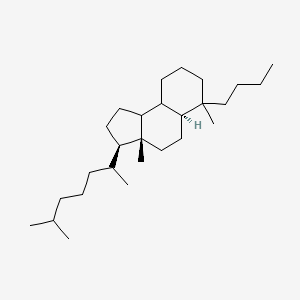 molecular formula C27H50 B1200139 4,5-Secocholestane CAS No. 32854-50-5