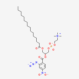 molecular formula C31H52N5O10P B1200143 Pab-phosphocholine CAS No. 71761-11-0