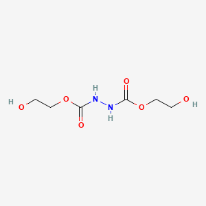 molecular formula C6H12N2O6 B12001488 Bis(2-hydroxyethyl) hydrazine-1,2-dicarboxylate CAS No. 25598-55-4